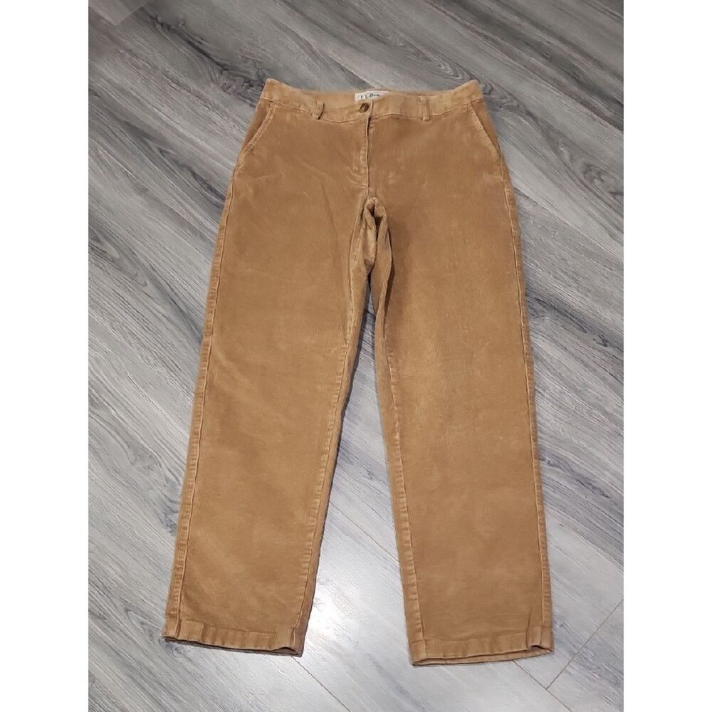 Vintage Camel LL Bean Favorite Fit Straight Corduroy Pants